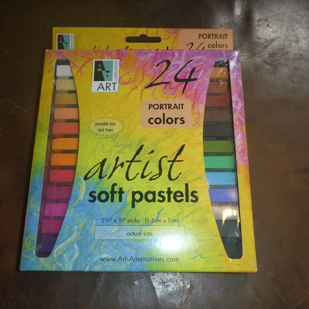 Set of 24 Artists Soft Pastels - Portrait Colors